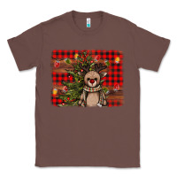 Chestnut reindeer trees background Classic Tee - AdoDesignShop