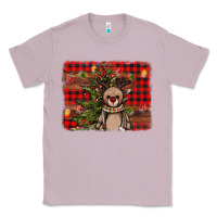 Lilac reindeer trees background Classic Tee - AdoDesignShop