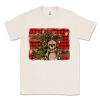 Natural reindeer trees background Classic Tee - AdoDesignShop