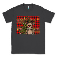 Smoke reindeer trees background Classic Tee - AdoDesignShop