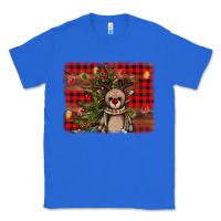 True Royal reindeer trees background Classic Tee - AdoDesignShop