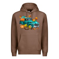 Chestnut Fall Farm Truck Premium Hoodie - texasbilliewilder