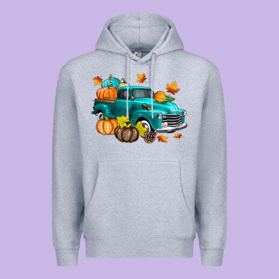 Fall Farm Truck Premium Hoodie Designed By Texasbilliewilder