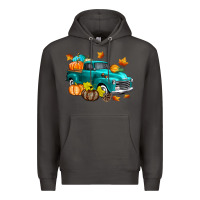 Smoke Fall Farm Truck Premium Hoodie - texasbilliewilder
