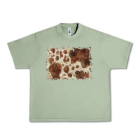 Oil Green cowhide background Urban Heavy Tee - BarkalooDesign