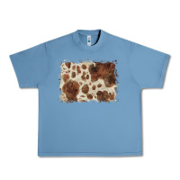 Pebble Blue cowhide background Urban Heavy Tee - BarkalooDesign