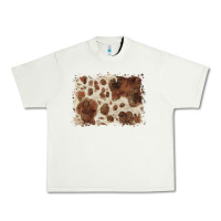 Pistachio cowhide background Urban Heavy Tee - BarkalooDesign