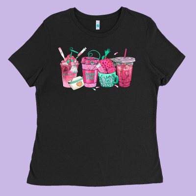 Nurse Fuel Coffee Cups Ladies Tee Designed By Texasbilliewilder