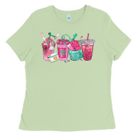 Matcha nurse fuel coffee cups Ladies Tee - texasbilliewilder