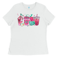 White nurse fuel coffee cups Ladies Tee - texasbilliewilder