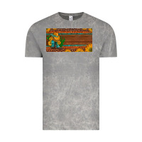 Cloud Rock custom cowboy boots sunflowers and cactus license plate Vintage Tee - Artiststas