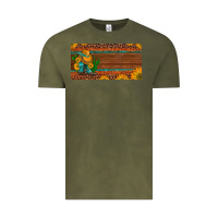 Vintage Olive custom cowboy boots sunflowers and cactus license plate Vintage Tee - Artiststas