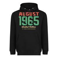 Black August 1965 Limited Edition 55 Years Of Being Awesome Heavyweight Hoodie - Bettercallsaul