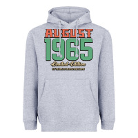 Heather Grey August 1965 Limited Edition 55 Years Of Being Awesome Heavyweight Hoodie - Bettercallsaul