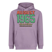 Lavender August 1965 Limited Edition 55 Years Of Being Awesome Heavyweight Hoodie - Bettercallsaul