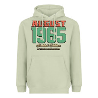Matcha August 1965 Limited Edition 55 Years Of Being Awesome Heavyweight Hoodie - Bettercallsaul