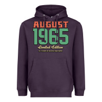 Plum August 1965 Limited Edition 55 Years Of Being Awesome Heavyweight Hoodie - Bettercallsaul