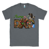 Charcoal Heather Christmas Army Dad Classic Tee - NancyCooperArtShop