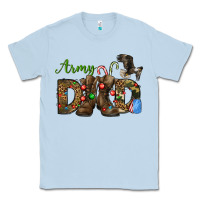 Dusty Blue Christmas Army Dad Classic Tee - NancyCooperArtShop