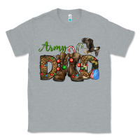 Heather Grey Christmas Army Dad Classic Tee - NancyCooperArtShop