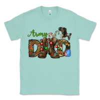 Seafoam Christmas Army Dad Classic Tee - NancyCooperArtShop