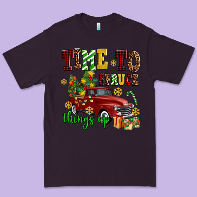 Time To Spruce Things Up Premium Tee Designed By Adodesignshop