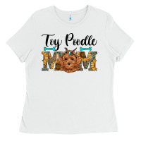 White western toy poodle mom Ladies Tee - RanaPortraitStore