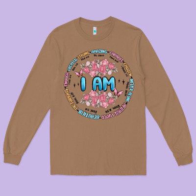 I Am Inspiration Long Sleeve Tee Designed By Maliassmallbusiness