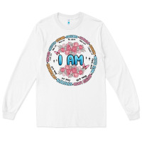 White i am inspiration Long Sleeve Tee - MaliasSmallBusiness