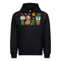 Black stuck on you cactus coffee cups Urban Hoodie - OliviaCreatesArt