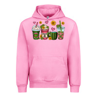 Fuchsia Pink stuck on you cactus coffee cups Urban Hoodie - OliviaCreatesArt