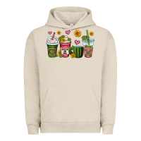 Pigment French Oak stuck on you cactus coffee cups Urban Hoodie - OliviaCreatesArt
