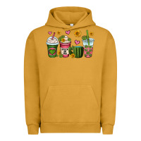 Pigment Peanut Butter stuck on you cactus coffee cups Urban Hoodie - OliviaCreatesArt