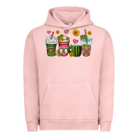 Pigment Salmon stuck on you cactus coffee cups Urban Hoodie - OliviaCreatesArt