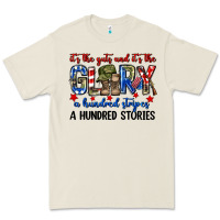 Bone It's the guts and it's the glory a hundred stripes Premium Tee - Neo Western