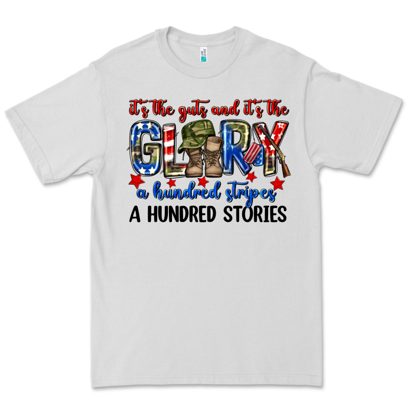 It's The Guts And It's The Glory A Hundred Stripes Premium Tee by Neo Western | Teevron