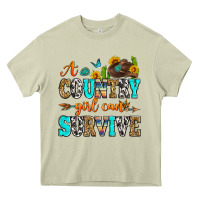 Mossy a country girl can survive Heavy Core Tee - Zillion Design Studio