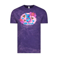 Cloud Purple back to school flowers fifth grade 3200x2400 Vintage Tee - AdoDesignShop