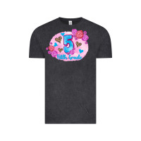 Vintage Black back to school flowers fifth grade 3200x2400 Vintage Tee - AdoDesignShop