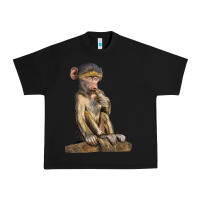 Black Baby Baboon Illustrations Urban Heavy Tee - LillyAllenDesigns