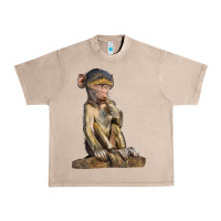 French Oak Baby Baboon Illustrations Urban Heavy Tee - LillyAllenDesigns