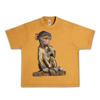 Peanut Butter Baby Baboon Illustrations Urban Heavy Tee - LillyAllenDesigns