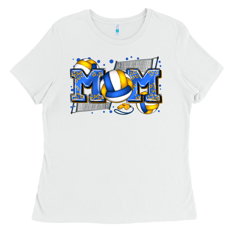 Mom Volleyball Ladies Tee by Zillion Design Studio | Teevron