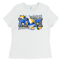 White mom volleyball Ladies Tee - Zillion Design Studio