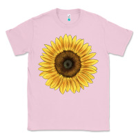 Bubblegum Pink giganteus sunflower Classic Tee - LillyAllenDesigns
