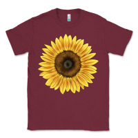 Burgundy giganteus sunflower Classic Tee - LillyAllenDesigns