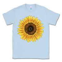 Dusty Blue giganteus sunflower Classic Tee - LillyAllenDesigns