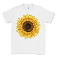White giganteus sunflower Classic Tee - LillyAllenDesigns