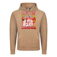 Vintage Coffee chillin  with my red snowmies Vintage Hoodie - AdoDesignShop