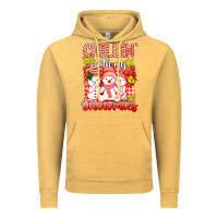 Vintage Mustard chillin  with my red snowmies Vintage Hoodie - AdoDesignShop